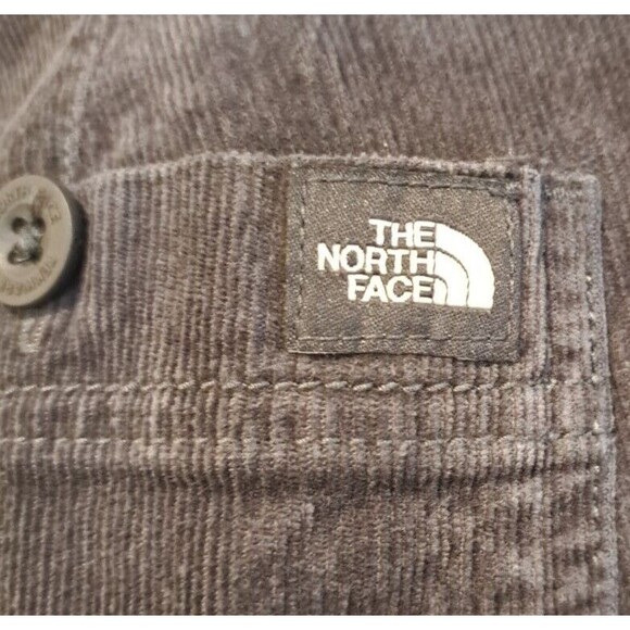 The North Face Pants Women's 8 Grey Corduroy Low Rise Hiking Trail Pants - Picture 9 of 13